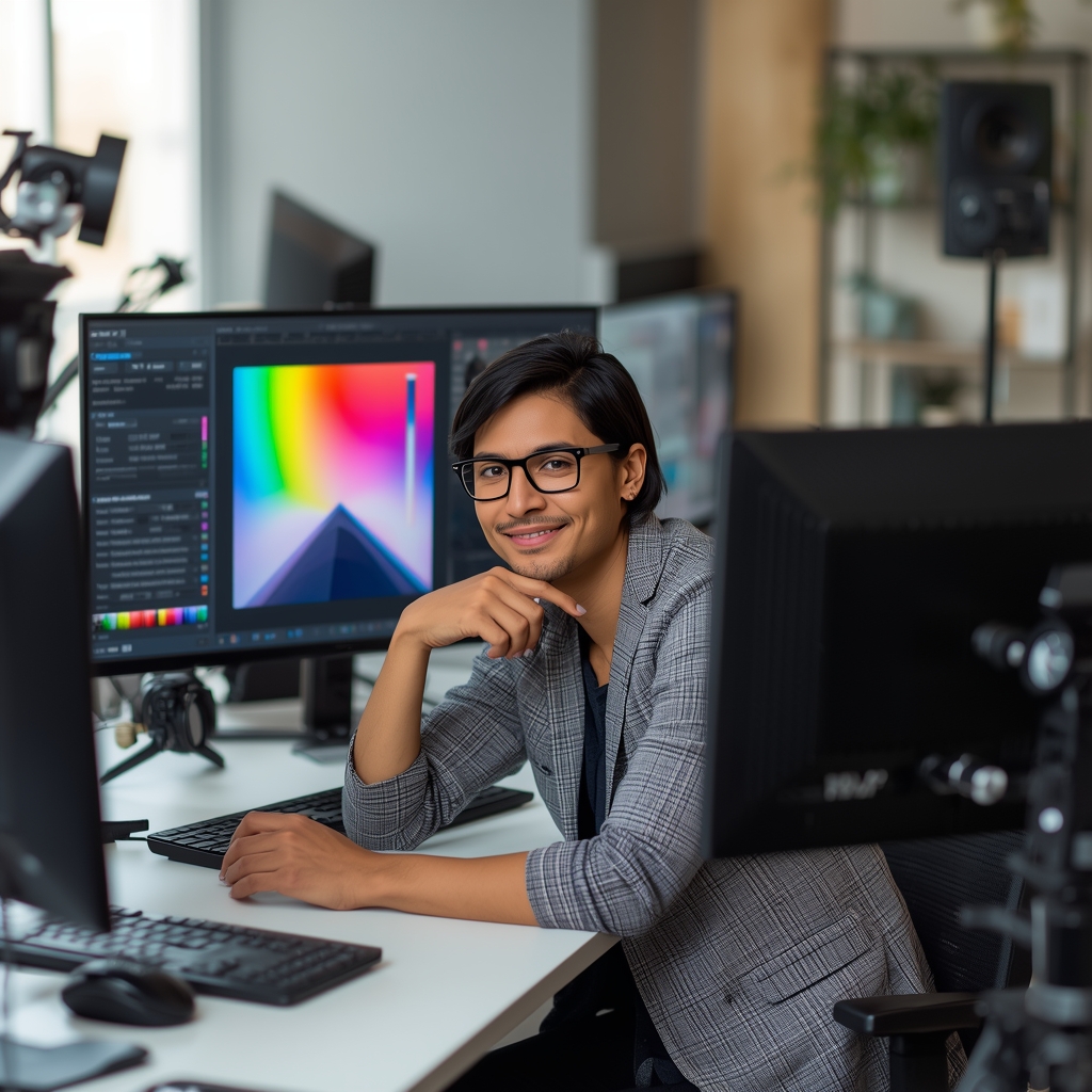 Our professional team at work